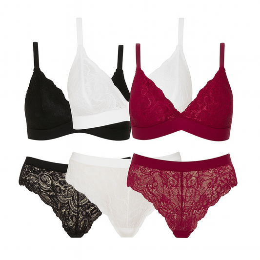 Shadow Kiss - (Pack of 3) Red/White/Black